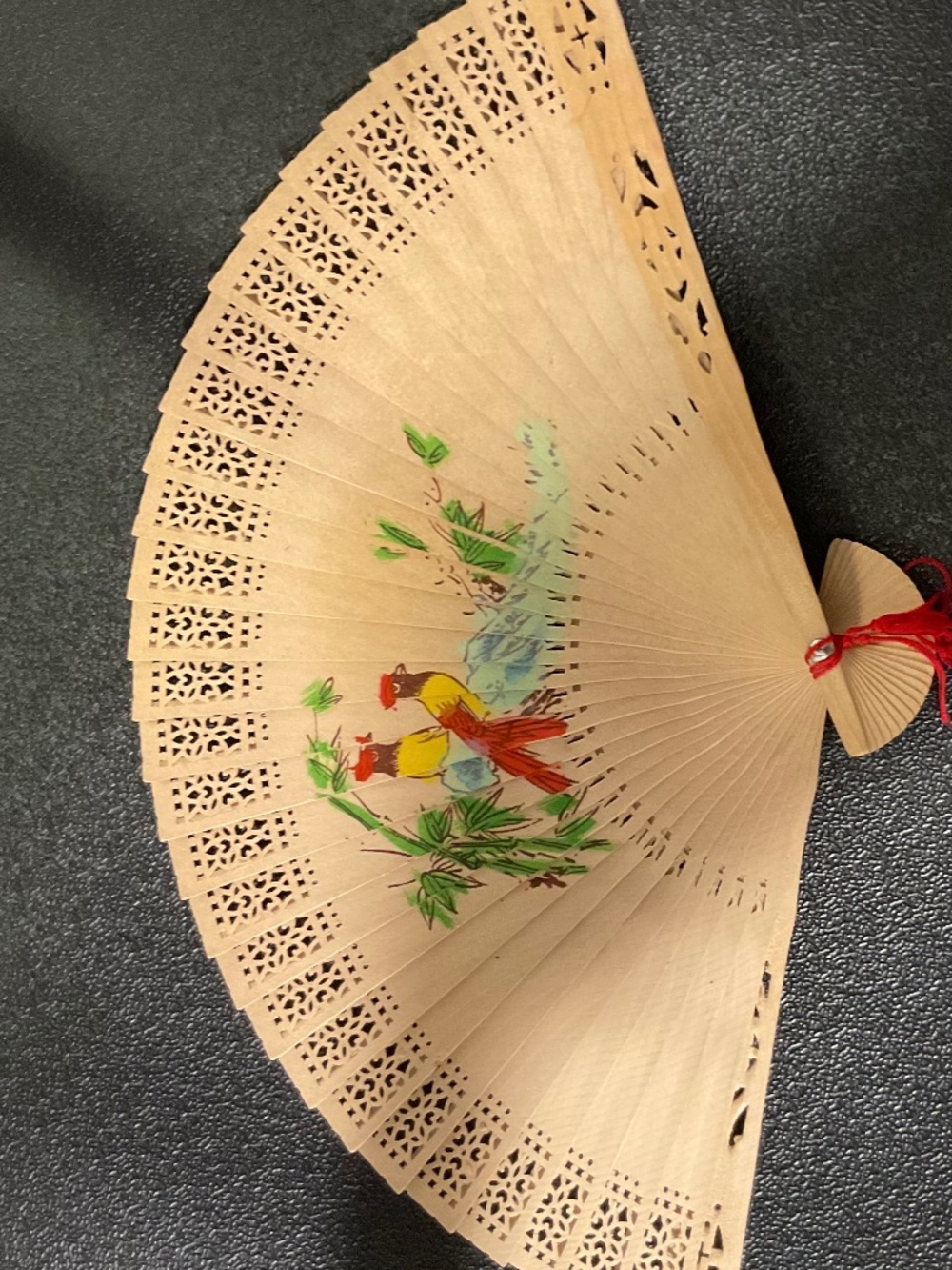 Scented wooden fan